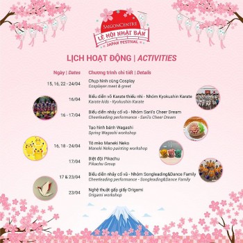 trai nghiem le hoi nhat ban dau tien tai saigon centre