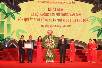 Huyện Gia Lâm, Hà Nội tổ chức khai hội Lễ hội Gióng đền Phù Đổng năm 2022