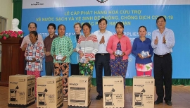 UNICEF hỗ trợ 500 hộ dân chịu ảnh hưởng của hạn hán và dịch COVID-19 tại 3 xã thuộc tỉnh Ninh Thuận