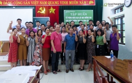 GNI tổ chức tập huấn "Phòng ngừa bạo lực học đường" cho 34 cán bộ tại huyện Vĩnh Lộc, tỉnh Thanh Hóa