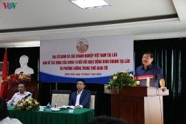 Tháo gỡ khó khăn cho doanh nghiệp Việt Nam đầu tư tại Lào hậu COVID-19