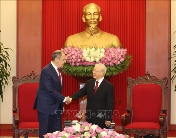 tong bi thu nguyen phu trong tiep bo truong ngoai giao lien bang nga