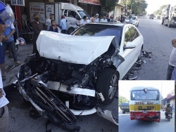 sieu xe 45 ty mercedes s450 bi tai nan nat dau vi khong co cpa plus