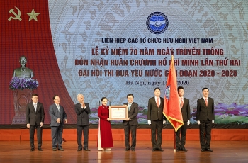 Lễ kỷ niệm 70 năm Ngày Truyền thống và Đại hội thi đua yêu nước giai đoạn 2020-2025 của Liên hiệp các tổ chức hữu nghị Việt Nam
