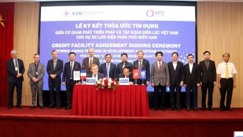 evn va afd ky thoa uoc tin dung cho du an luoi dien phan phoi mien nam