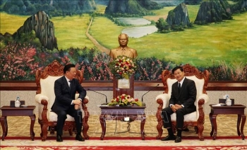 Lãnh đạo Lào đánh giá cao sự hợp tác chặt chẽ giữa Hà Nội và Thủ đô Viêng Chăn