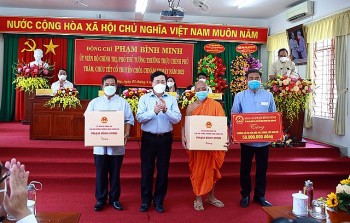 pho thu tuong thuong truc chuc mung tet chol chnam thmay tai soc trang