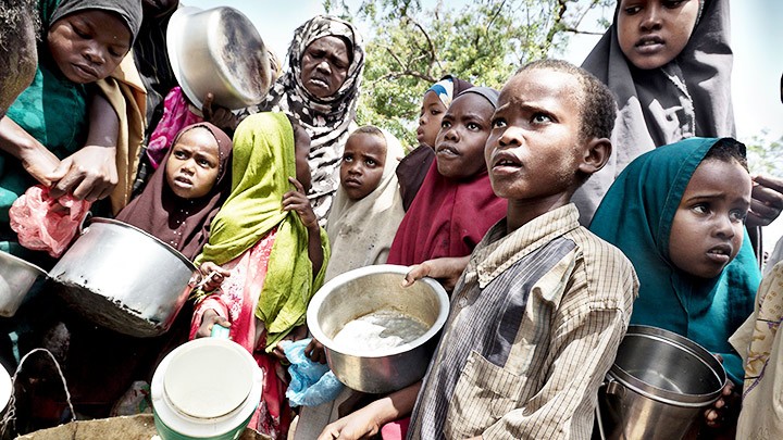 Hơn 18 triệu người tại vùng Sừng châu Phi đang đối mặt với nạn đói