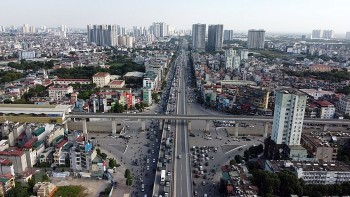 ha noi to chuc giao thong cho van chuyen vom thep xay dung cau xe may duong vanh dai 3