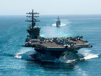 ong trump can thiep de giu tau san bay nimitz gan iran