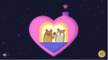 google doodle vinh danh ngay le tinh nhan nam 2022 tren trang chu