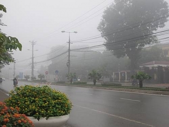 thoi tiet ngay mai 173 ha noi mua phun va suong mu dem va sang troi lanh
