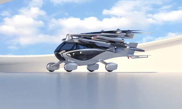 Video: Cận cảnh xe bay tốc độ 240 km/h có thể gấp gọn 6 cánh