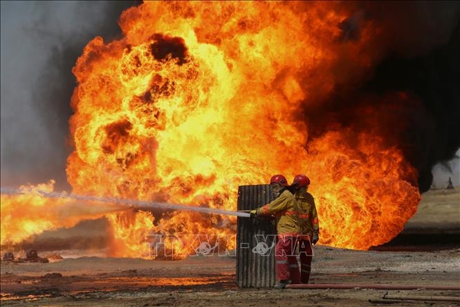 Hai giếng dầu tại Bai Hassan của Iraq lại bị tấn công