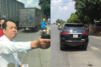 Bắt khẩn cấp giám đốc rút súng đe dọa "bắn vỡ sọ" tài xế xe tải ở Bắc Ninh