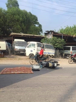 tai nan giao thong sang 1310 tai nan thuong tam mot nguoi dan ong tu vong ngay truoc cong nghia trang van dien