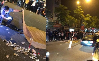 tai nan giao thong sang 2310 thanh nien tre boc dau xe ban ngoi sau nga ban sang duong tu vong