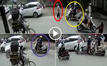tai nan giao thong sang 211 tong vao cu ba 80 tuoi gay xuong nu ninja ro ga bo tron