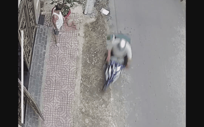 video 2 cau tac tao ton chich dien hot con cho ngay truoc mat chu