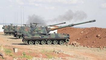 tho nhi ky don dap na phao hang nang vao can cu quan su cua syria tai aleppo