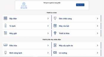 evn ra mat cong cu giup khach hang uoc tinh san luong dien tieu thu hang thang