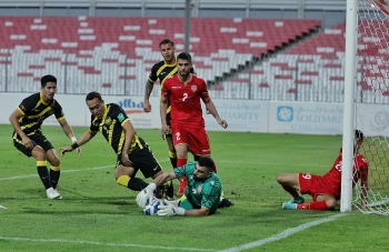 vong loai world cup 2022 dt malaysia thua 2 tran giao huu lien tiep