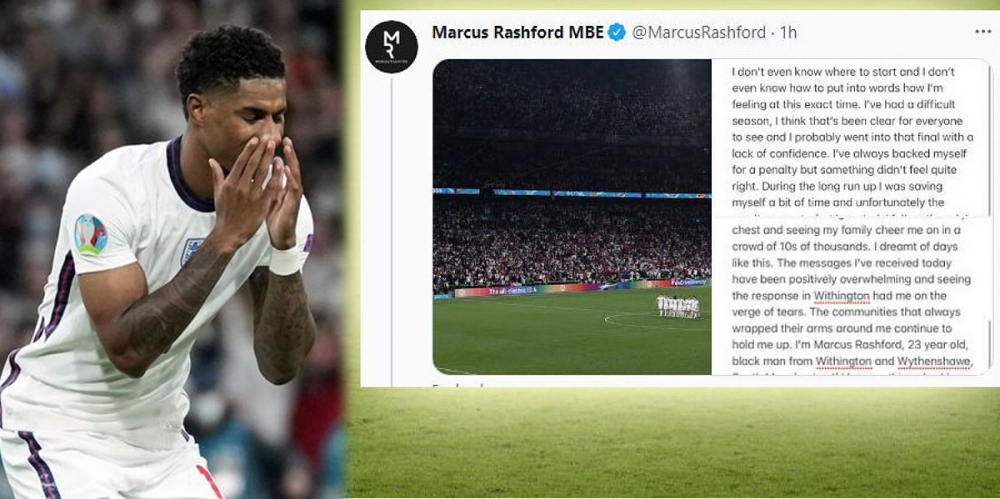 Đá hỏng 11 mét ở chung kết EURO 2021, Rashford viết tâm thư 'đọc muốn khóc'