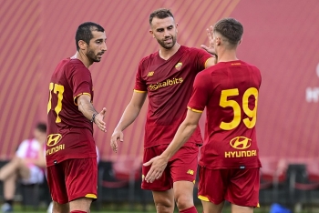 hlv mourinho ra mat bang tran thang huy diet 10 0 cung as roma