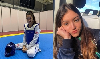 Olympic 2021: Ngắm thân hình hút hồn của nữ VĐV taekwondo Israel
