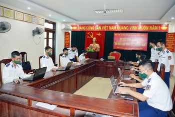 100% cán bộ, chiến sĩ BTL Vùng Cảnh sát biển 1 tham gia Cuộc thi tìm hiểu Luật Cảnh sát biển Việt Nam