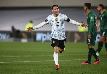 giup argentina thang tung bung tai vong loai world cup messi pha ky luc cua pele