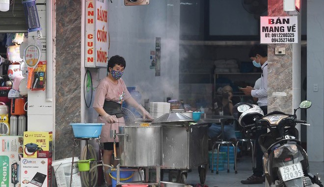 Những quận, huyện nào ở Hà Nội được mở hàng quán bán mang về từ ngày 16/9?