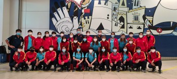 doi tuyen nu viet nam ve nuoc sau thanh tich vang doi o vong loai bong da nu chau a