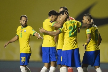 bang xep hang vong loai world cup 2022 khu vuc nam my moi nhat brazil doi lai ngoi so 1 tu argentina