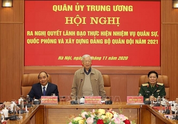 tong bi thu chu tich nuoc nguyen phu trong chu tri hoi nghi quan uy trung uong