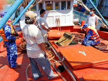 Bắt tàu cá chở 50.000 lít dầu trái phép trên biển