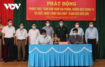 Toàn dân tham gia phòng, chống dịch Covid-19 và xuất nhập cảnh trái phép khu vực biên giới