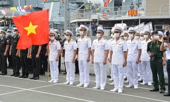 Tàu hộ vệ Việt Nam lần đầu tiên tranh tài ở Hội thao quốc tế