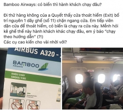 Bố trí hàng ghế bên cửa thoát hiểm trên máy bay đúng hay sai?