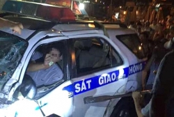 xe csgt gay tai nan o binh duong mot nguoi tu vong