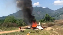 Máy bay quân sự rơi ở Khánh Hoà, 2 phi công hy sinh