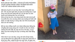 vu hoc sinh bi dua ra cong truong giua trua nang vi den som hieu truong len tieng