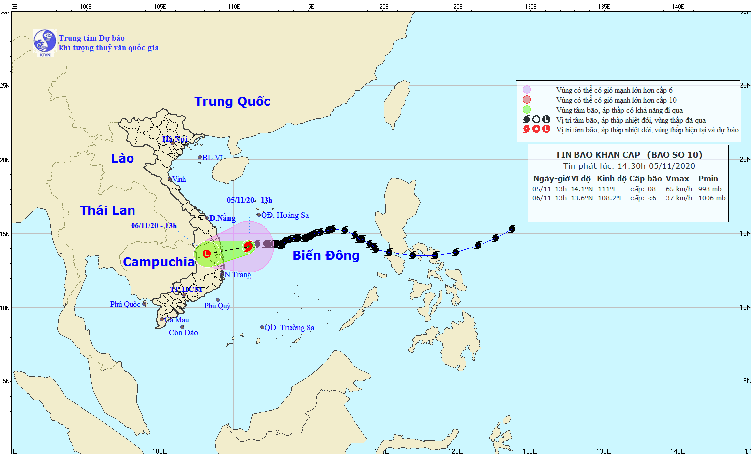 Tin bão số 10 khẩn cấp: Đảo Lý Sơn đã có gió mạnh cấp 7, giật cấp 8