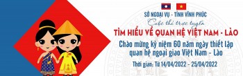 vinh phuc phat dong cuoc thi truc tuyen tim hieu ve quan he viet nam lao