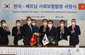 Việt Nam – Hàn Quốc lần đầu tiên ký kết hiệp định về bảo hiểm xã hội