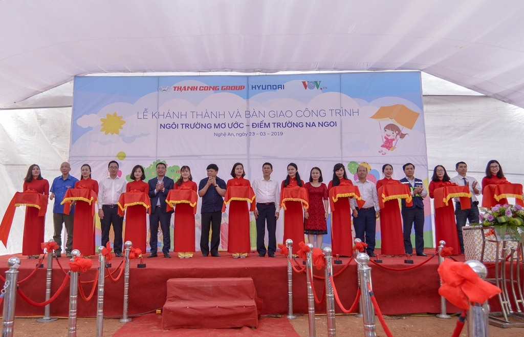 Thêm "Ngôi trường mơ ước" của Hyundai Thành Công tại Nghệ An