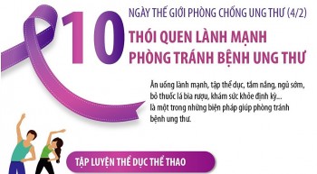 10 thoi quen lanh manh phong tranh benh ung thu