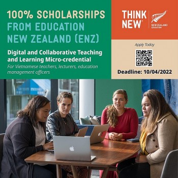 New Zealand cấp học bổng toàn phần cho giáo viên Việt Nam