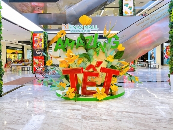 amazing tet don nam moi dieu ky tai menas mall saigon airport