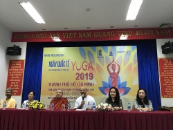 Ngày Quốc tế Yoga lần thứ 5 được tổ chức sáng 29/6 tại SVĐ Hồ Xuân Hương